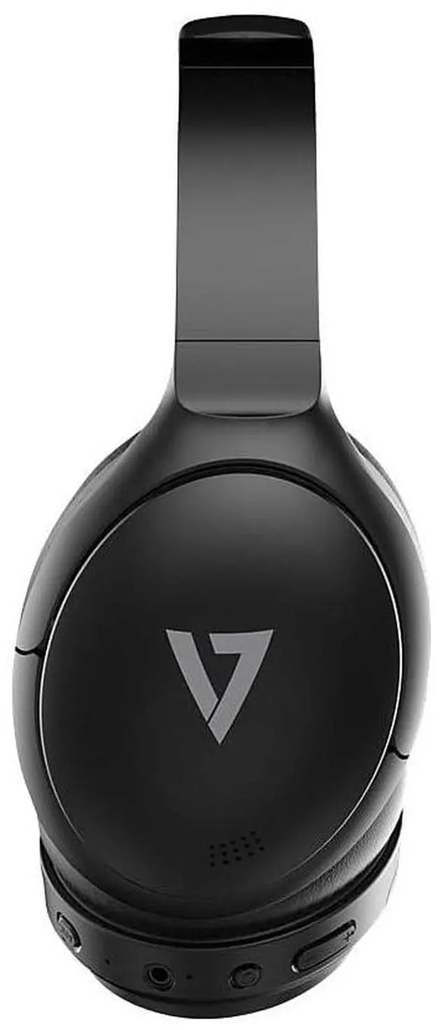Alt view image 5 of 5 - V7 Wireless Bluetooth Stereo ANC Headphones - Stereo - Mini-phone (3.5mm) - Wired/Wireless - Bluetooth - 49.2 ft - 32 Ohm - 20 Hz - 20 kHz - Over-the-ear - Binaural - Circumaural - Noise Cancelling Mi