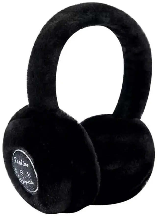 Main image of Acuvar Wireless Bluetooth 5.0 Rechargeable Over The Ear Headphone Earmuffs with Extra Soft and Warm Fabric, Microphone, Powerful Surround Stereo Bass and Passive Noise Cancelling (Black)