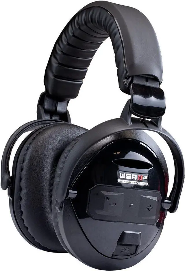 Main image of XP METAL DETECTORS WSAII-XL Wireless Headphones for Deus II, Comfortable and Easy to Carry with Their Compact Design, Rainproof (IP68 3ft deep), Great for Noisy Environment