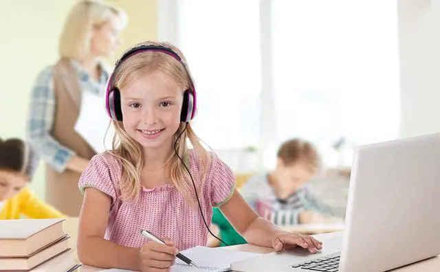 Alt view image 3 of 5 - eKids LOL Surprise Wired Headphones for Kids, School, Home or Travel - Tangle Free Stereo with Parental Volume Control, Connect via 3.5mm Jack