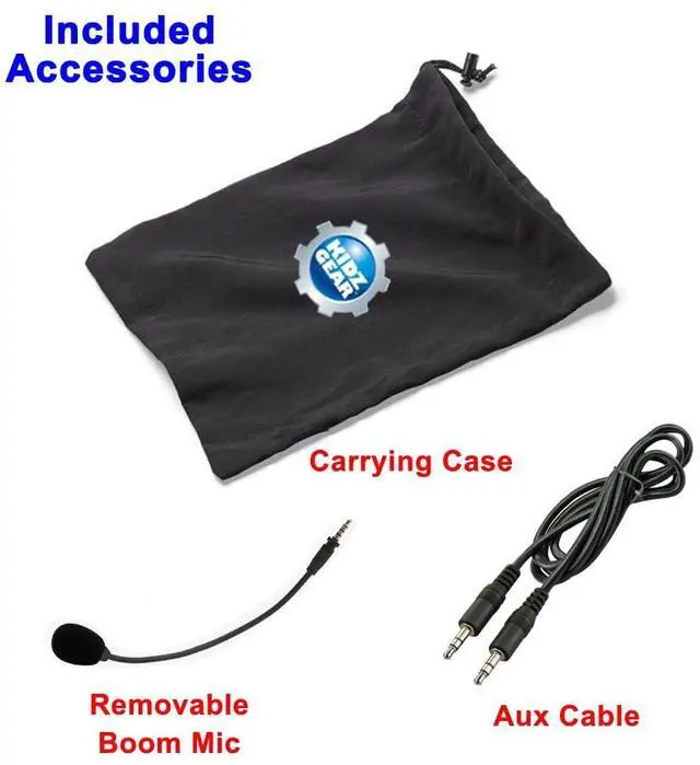 Alt view image 4 of 5 - Kidz Gear Bluetooth(r) Stereo Headphones for Kids - PNK