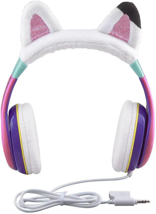 Alt view image 4 of 5 - eKids Gabbys Dollhouse Children's Headphones Wired for School, Home or Travel, Tangle-Free Cable for Toddlers, Volume Controller, 3.5 mm Jack Socket Incl. - Suitable for Ages 3 Years and Above