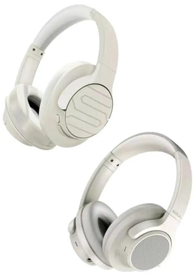 Main image of Soul Electronics Bundle of Beige Foldable Wireless Over Ear Headphone and Beige Active Noise Cancelling Headset