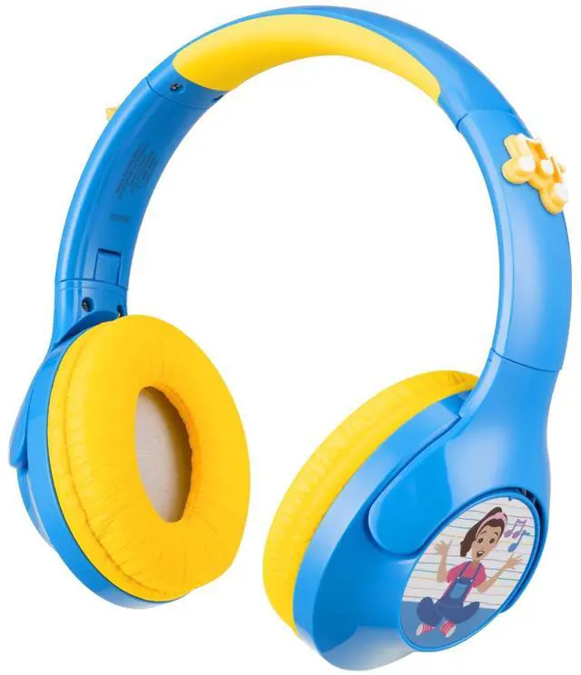 Alt view image 2 of 5 - eKids Ms Rachel Toddler Headphones with Built-in Kids Music, Bluetooth Headphones with Rechargeable Battery and USB-C Charging Cable