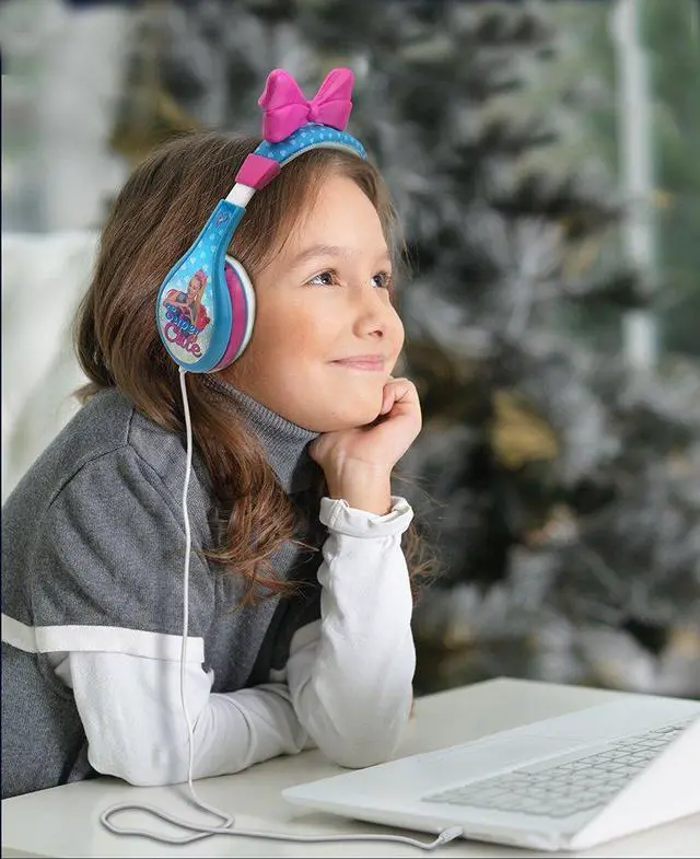 Alt view image 4 of 5 - eKids JoJo Siwa Headphones for Kids, Volume Limited Headphones with Parental Controls, Childrens Headphones for School, Home, Travel, Designed for Fans of JoJo Siwa Gifts for Girls