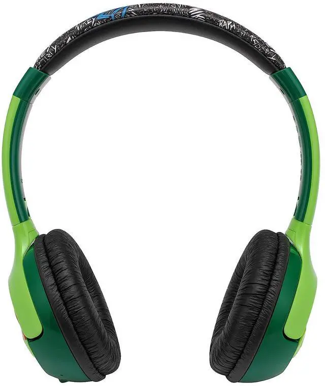 Alt view image 3 of 5 - eKids Teenage Mutant Ninja Turtles Bluetooth Headphones for Kids, Wireless Headphones with Microphone, Includes Aux Cord, Perfect for School, Home, or Travel