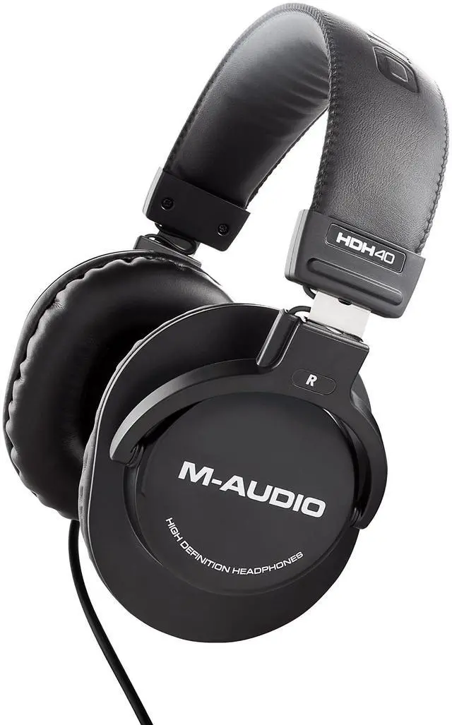 Alt view image 5 of 5 - M-Audio BX4BT 4.5" Studio Monitors & PC Speakers with Bluetooth for Recording and Multimedia & HDH40 - Over Ear Studio Headphones with Closed Back Design