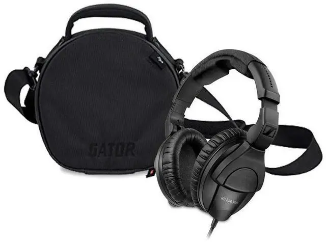 Main image of Sennheiser HD280PRO Headphone (new model) with Gator Cases G-Club Series G-CLUB-HEADPHONE Carry Case for DJ Style Headphones/Accessories