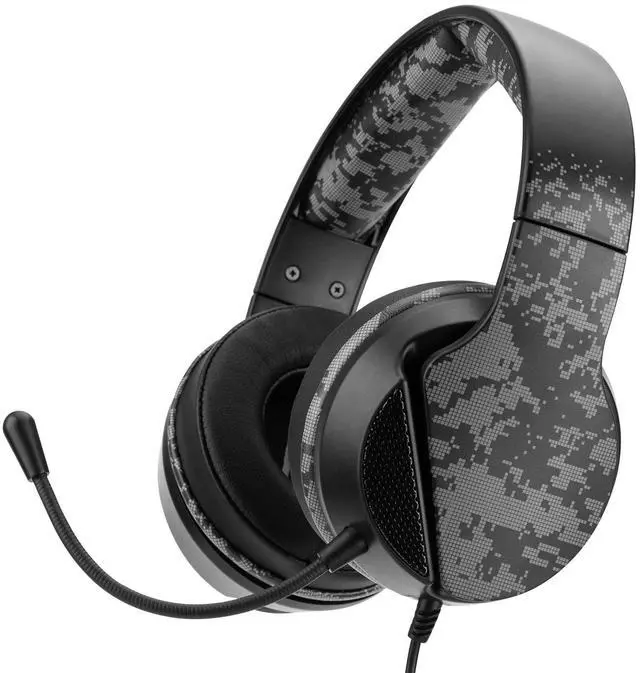 Alt view image 3 of 5 - NITHO Switch Pro Audio Bundle - Durable Switch Carrying Case + Professional Over-Ear Headset, 360deg Rotatable Mic & LED Lights for PC/Switch Gaming