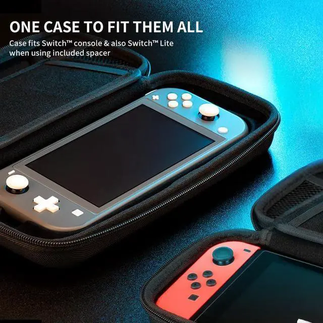 Alt view image 4 of 5 - NITHO Switch Pro Audio Bundle - Durable Switch Carrying Case + Professional Over-Ear Headset, 360deg Rotatable Mic & LED Lights for PC/Switch Gaming
