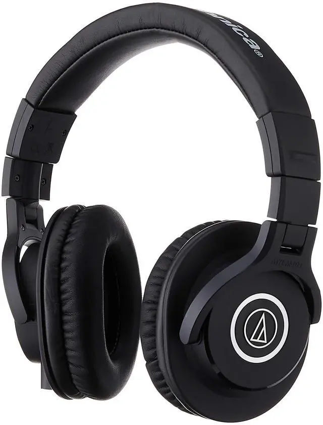 Alt view image 2 of 5 - Audio-Technica ATH-M40x Professional Monitor Headphones, Black & Audio-Technica AT2020 Cardioid Condenser Microphone, Black, Ideal for Project/Home Studio Applications
