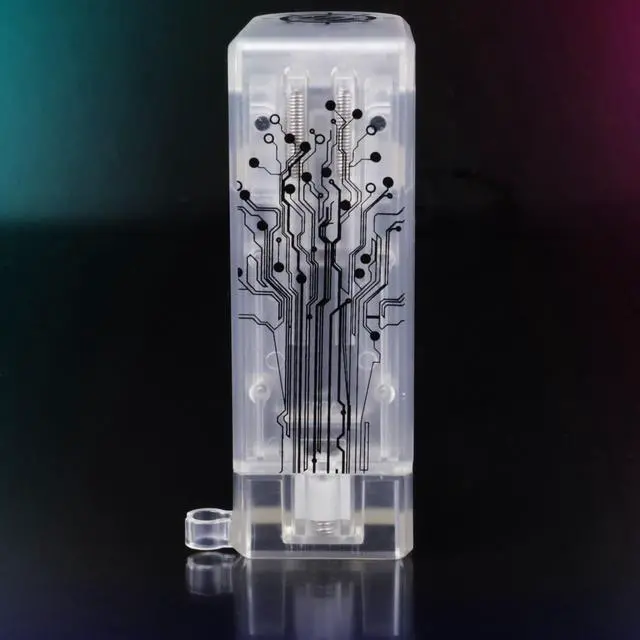 Alt view image 5 of 5 - ENHANCE Voltaic 2 PC Gaming Headphone Holder - Desk Headphone Hanger Esports Headset Holder with Adjustable 360 Rotation, Under Desk Hook Clamp, Universal Fit - Built in Cable Clip Organizer - Clear