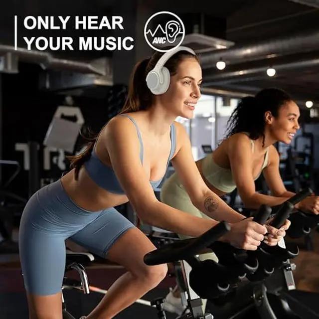Alt view image 3 of 5 - Soul Electronics Bundle of Beige Noise Cancelling Bluetooth Headphone and Black Clip on Earbuds