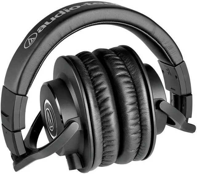 Alt view image 4 of 5 - Audio-Technica ATH-M40x Professional Monitor Headphones, Black & Audio-Technica AT2020 Cardioid Condenser Microphone, Black, Ideal for Project/Home Studio Applications