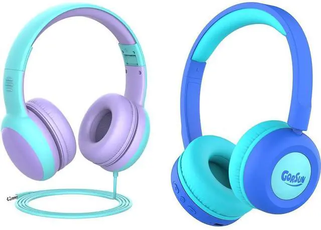 Main image of Kids Bluetooth Headphones,Toddler Headphones with Microphone,85dB Volume Limited,Bluetooth 5.3 Twistable Lightweight Kids Wireless Earphones for Boy Girl Tablet Travel School