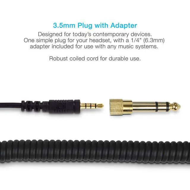 Alt view image 5 of 5 - Cyber Acoustics ACM-500R Multi User Stereo Headphones