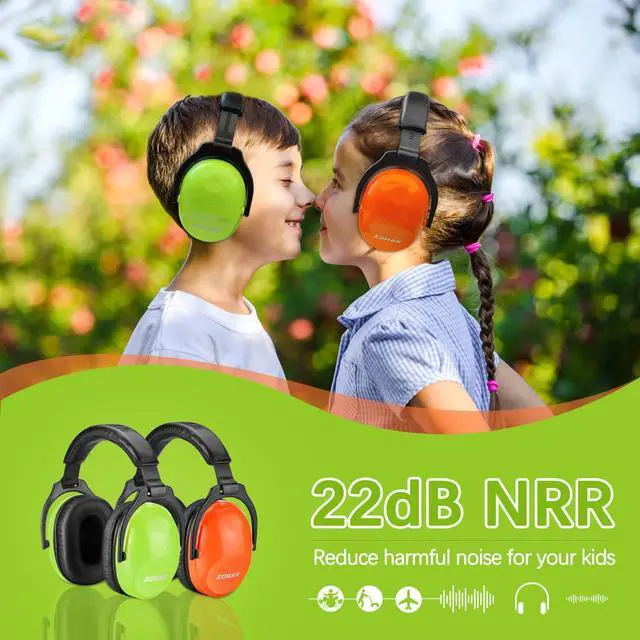 Alt view image 2 of 5 - ZOHAN Kids Ear Protection 3 Pack,Kids Noise Canceling Headphone for Concerts, Monster Truck, Fireworks