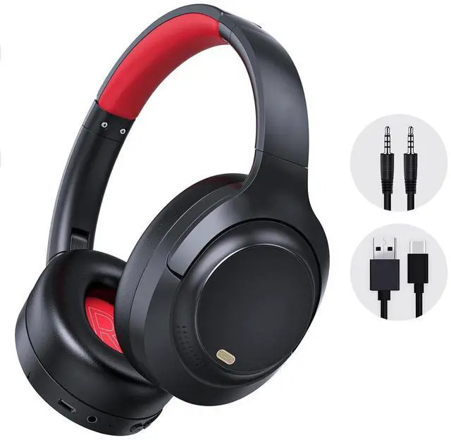Main image of 3T6B Active Noise Cancelling Headphones,Wireless Over Ear ANC Headphones with Microphone,Bluetooth 5.4,120H Play Time,HiFi Stereo Bluetooth Headset,for Home,Office,Travel