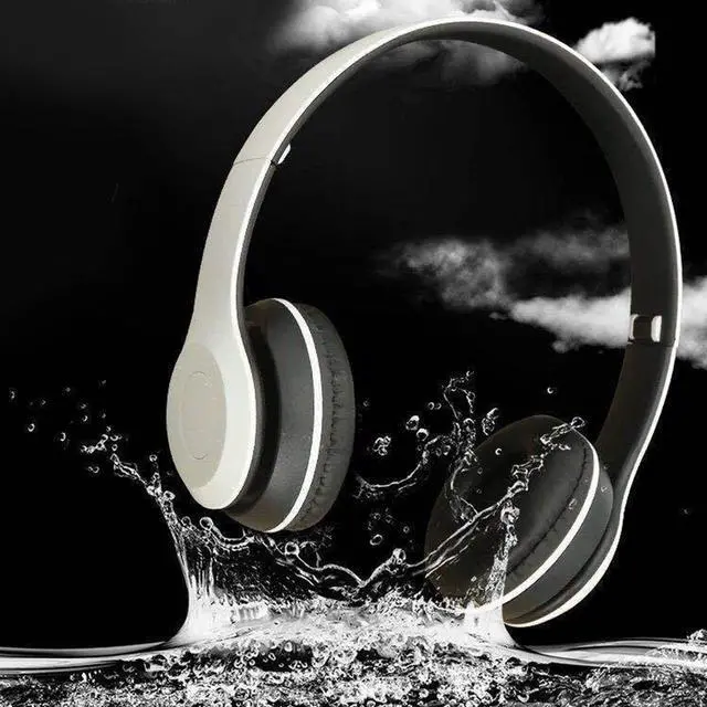 Alt view image 4 of 5 - ASHATA for Bluetooth Headphones Over Ear, Foldable Stereo Headset, Sports Headphone Multifunction Deep Bass Noise Reduction for Home Office Travel (White)