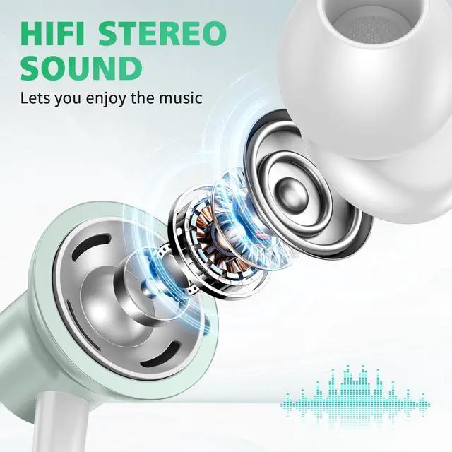 Alt view image 2 of 5 - USB C Headphone for Google Pixel 9 Pro 8 7, Type C Earphone with Mic Stereo Magnet Case Corded Wired Earbuds for iPhone 16 15 Pro Max Plus iPad Samsung Galaxy S25 Ultra S24 S22 S23 Fe A35 A53 Flip 6