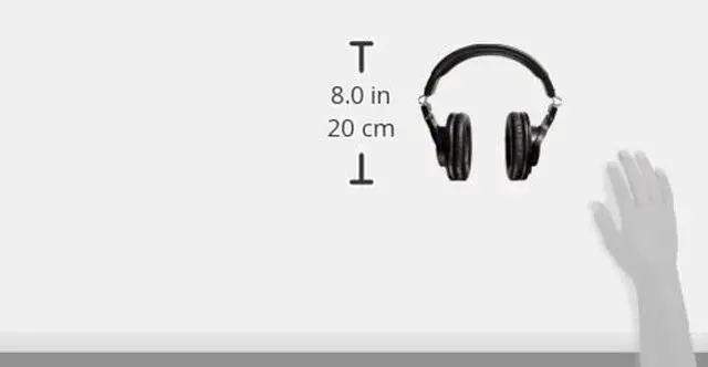 Alt view image 2 of 4 - Audio-Technica ATH-M30x Professional Studio Monitor Headphones, Black