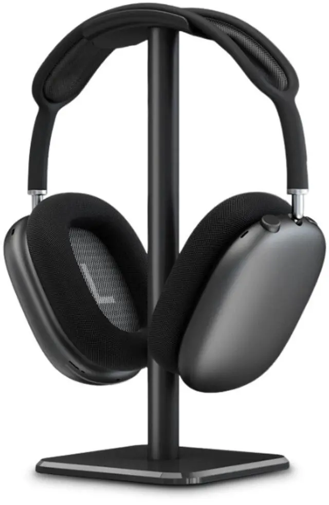 Main image of Bewinner Headphone Stand for All Headsets, Rounded Corners Anti Slip Base TPU Tray Aluminum Alloy Support Bar, Home Office Gaming Portable Easy Assembly