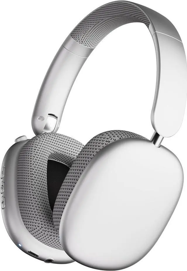 Main image of CIRICO Y01 BaseTone Wireless Over-Ear Headphones, Bluetooth 5.3, 20H Playtime, Deep Bass, Foldable Lightweight Design for Travel, Home Office, Cellphone/PC, Sliver