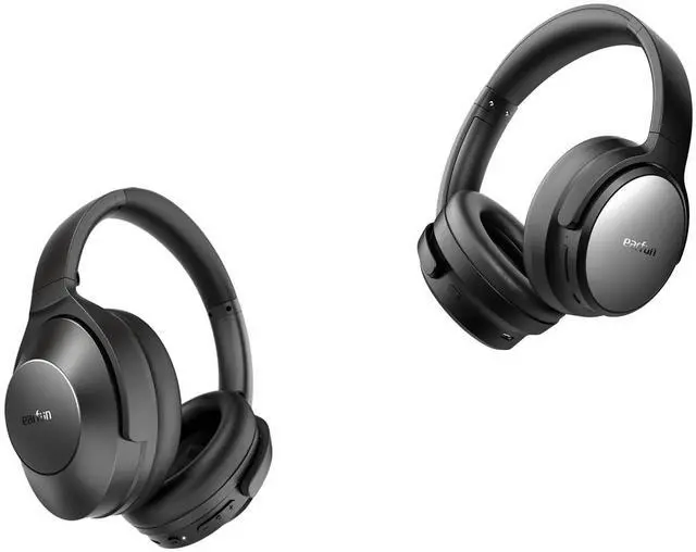 Main image of EarFun Wave Life Hybrid Active Noise Cancelling Headphones, Wireless Over Ear Bluetooth 5.4 Tune Pro Active Noise Canceling Headphones, Bluetooth Headphones with 5 Mics, 120H Playtime