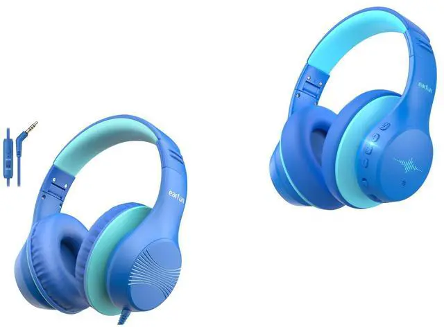 Main image of EarFun K3 Kids Headphones with Microphones, 85/94dB Safe Volume Limit, HD Stereo Sound K4NC Active Noise Cancelling Headphones for Kids, 120H Playtime, 74/85/94dBA Volume Limited