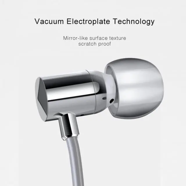 Alt view image 2 of 5 - Fezzlo Poppy in-Ear Earphones,Super Bass 3.5mm Wired Headphones with HD Microphone,Balanced Sound 16 ohm Music Sports Earbuds for Smartphones 4.2ft w/mic