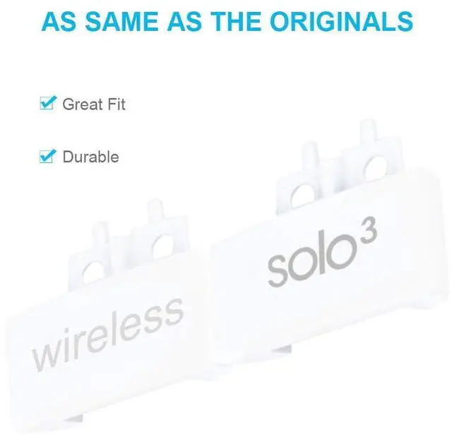 Alt view image 3 of 5 - Hinge Replacement Solo 3 Repair Kit Accessories Compatible with Beats by Dr Dre Solo 3.0 Wireless A1796 On-Ear Headphones (White)