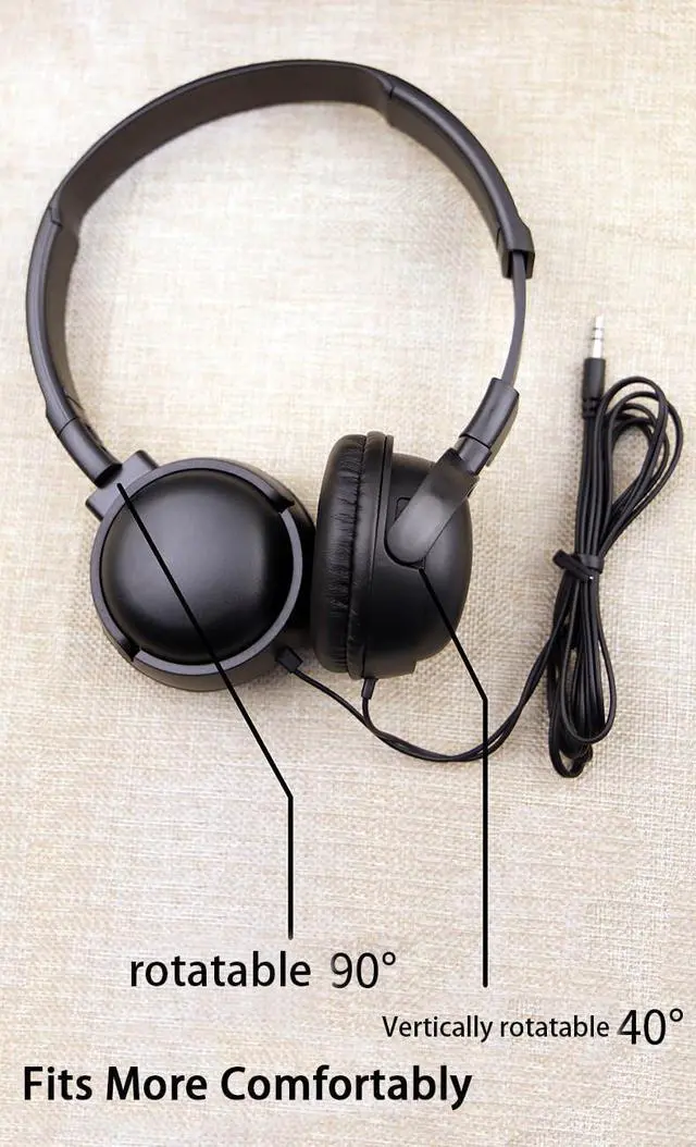 Alt view image 2 of 3 - IROGER Replacement Sturdy Headphone with Soft Leather Cushion