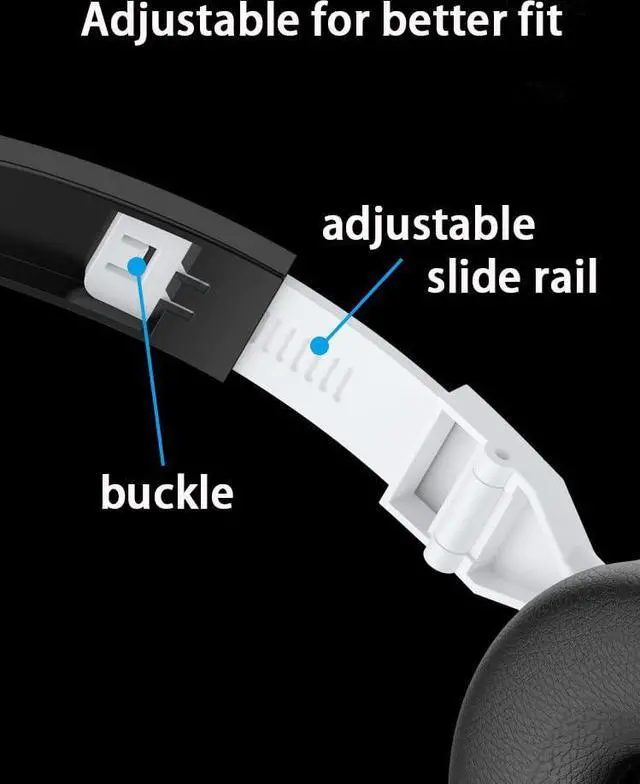 Alt view image 3 of 3 - IROGER Lightweight Replacement Over The Head Headphone