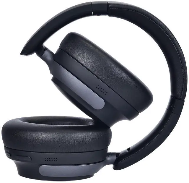 Alt view image 2 of 5 - JOMILIN C5 Active Noise Cancelling Headphones, Wireless Over Ear Bluetooth Headphones, 3EQ Modes via Button, 60H Playtime Lightweight Folding Stereo Bass Headset with Mic, for Travel Home Space Black