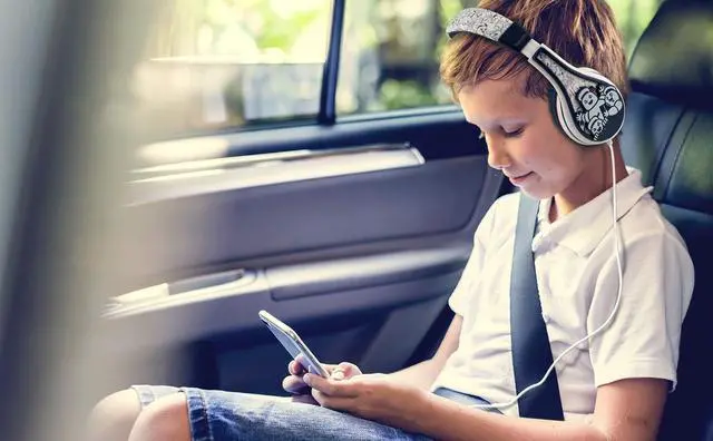 Alt view image 3 of 5 - eKids Ghostbusters Kids Headphones, Adjustable Headband, Stereo Sound, 3.5Mm Jack, Wired Headphones for Kids, Tangle-Free, Volume Control, for Fans of Ghostbusters Merchandise