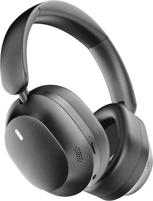 Main image of King Lucky B900 Hybrid Active Noise Cancelling Headphones, Wireless Over Ear Headphones, Bluetooth 5.4, Hi-Res Audio, Deep Bass, Comfortable Fit, with Mic, for Commuting, Travel, Home, Work, Black