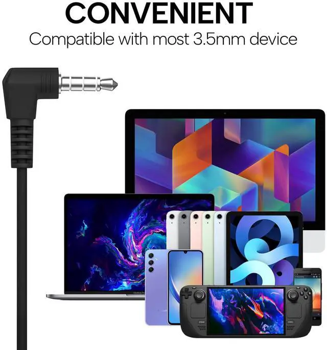 Alt view image 5 of 5 - Maeline Bulk Earbuds 10 Pack in-Ear Stereo Headphones for School Classroom, Library, Travel, Gym, Tangle-Free in-Line Microphone Earbuds for Phones, Tablets, Laptops, Computer 3.5mm Jack, Multi Color