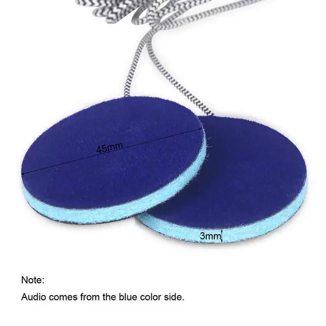 Alt view image 4 of 5 - MMUSS Sleep Headphones Eye Mask for Sleeping with Ultra-Thin HD Stereo Speakers & Travel Bag Perfect for Insomnia, Side Sleepers, Nap, Snoring, Air Travel, Meditation & Relaxation (Grey - Button)
