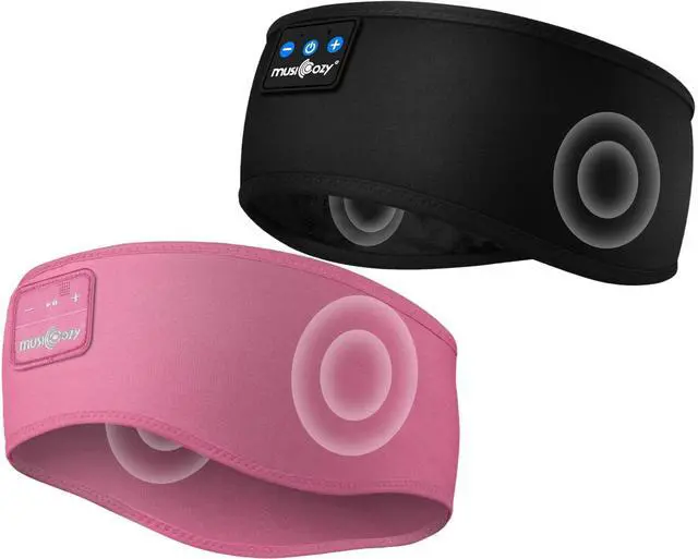 Main image of MUSICOZY Sleep Headphones Bluetooth Headband Wireless Music Headband Headphones, Earbuds for Side Sleepers Women Men Workout Running Travel Yoga Cool Gadgets Unique Gift 2 Pcs