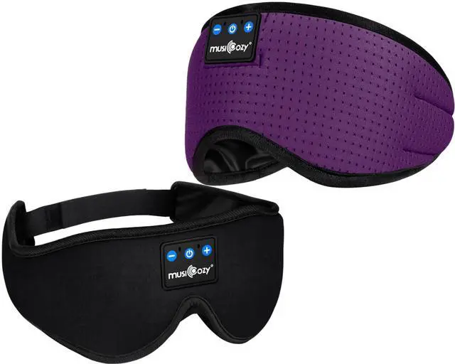 Main image of MUSICOZY Sleep Headphones Breathable Bluetooth 5.4 Headband 3D Sleeping Headphones, Wireless Eye Mask Sleep Earbuds for Side Sleeper Women Office Air Travel Cool Tech Gadgets Unique Gifts