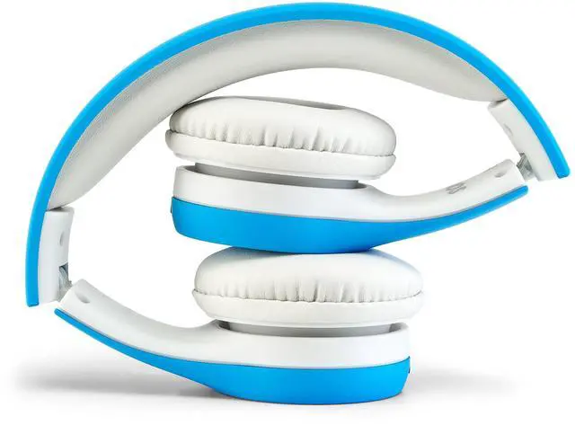 Alt view image 3 of 5 - Nenos Children Headphones Kids Headset Children's Headphones Over Ear Headphones Kids Headphones Computer Volume Limited Headphones Foldable (Blue)