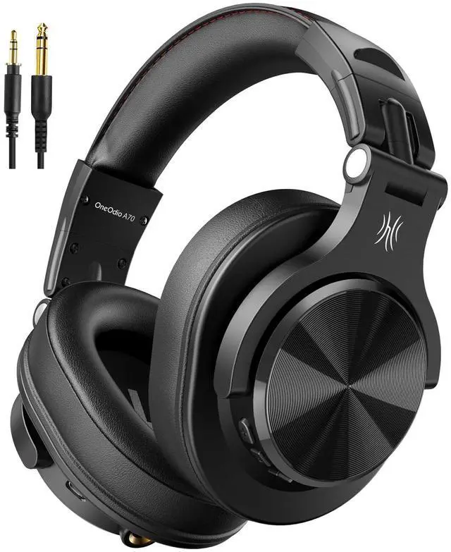Main image of OneOdio A70 Bluetooth Over Ear Headphones, Wireless Headphones with 72H Playtime, Hi-Res, Built-in Mic, 3.5mm/6.35mm Wired Audio Jack for Studio Monitor & Mixing DJ Guitar AMP, Computer Laptop PC
