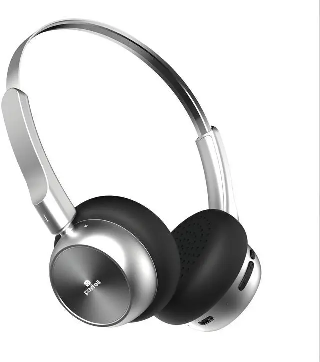 Main image of perfell M1 Wireless Retro Headphones, Noise Reduction Headset, 50H Playback Time, High-Resolution Audio, Bass, Memory Foam Earplug, Suitable for Travel,Fitness or Home Office