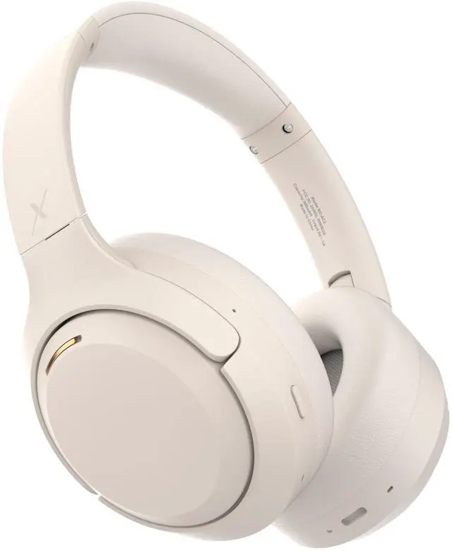 Alt view image 2 of 5 - Riwbox Hybrid Active Noise Cancelling Headphones,Wireless Over Ear Bluetooth Headset,60H Playtime,Hi-Res Audio, Foldable,Bluetooth V5.4,Comfort&Immersion for Work,Commuting (White)