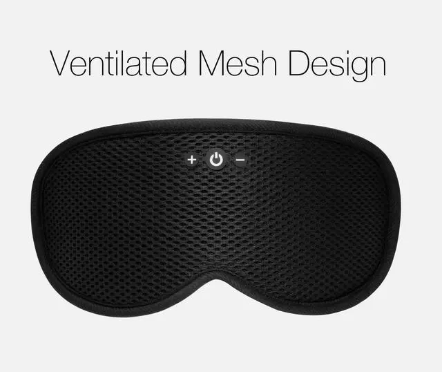 Alt view image 2 of 5 - OMNU Sleep Headphones, Sleep Mask with Bluetooth Headphones, Ventilated Fabric, Adjustable Fit, 100% Blackout 3D Contoured Eye Cups, Sleep Mask and Headphones
