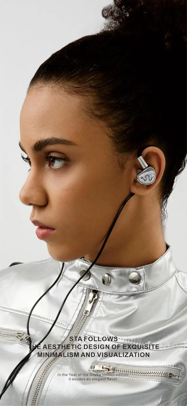 Alt view image 2 of 5 - EarAcoustic STA-HI END MAX Wired Headphones Without Microphone, Hi-Res Certified & Gold-Plated Plug & Detachable Cable for Audiophiles & Studio Monitoring (3.5mm Jack)