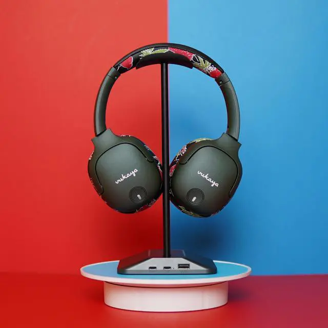 Alt view image 2 of 5 - Vukaya AI-Enhanced Soundscapes Headphones - Immersive Wellness & Custom Tuning (Verde Vibrance)