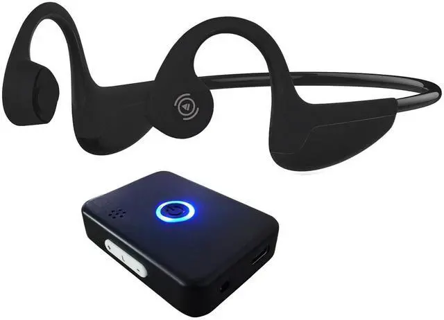 Main image of eEAR-BC-BT-Tx-001 The FIRST Bone Conduction military grade, personal hearing amplifier with the latest Bluetooth 5.3 technology open ear headphones with Sound Transmitter