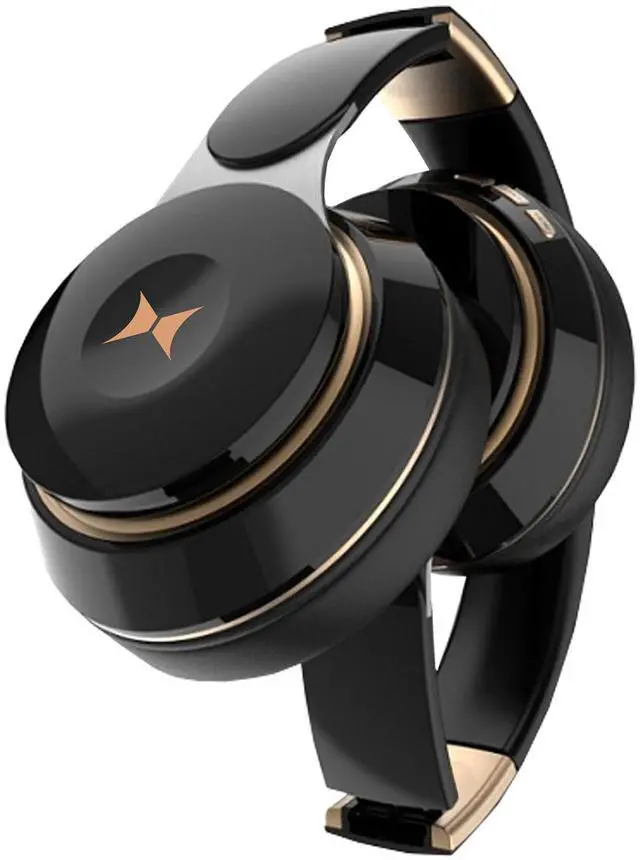 Alt view image 5 of 5 - Xtreme Wireless Bluetooth Headphones with Microphone, Over The Ear Headphones, Aux Line, Phone Call, Volume Control, & Pause Buttons, Micro SD Slot, 33 Foot Bluetooth Distance (Black)