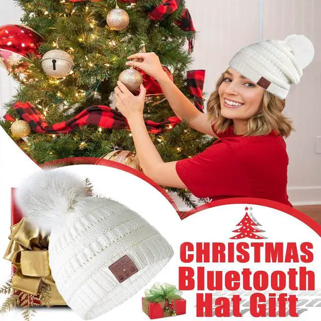 Alt view image 4 of 5 - ChenFec Bluetooth Beanie Hat for Women Wireless Headphones Beanie Women Girls Tech Music Hats of Bluetooth Distance to 30-45